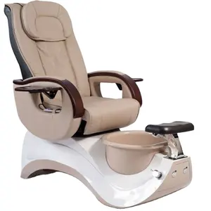 Luxury Nail Salon Foot Spa Chair With Back Massage Pedicure Chair For Beauty Spa Treatment