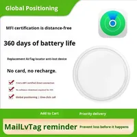 Traceur intelligent pour animaux de compagnie ABS, localisateur universel anti-perte iOS et Android, positionnement Air-Tag, traceur sans fil avec alarme Bluetooth pour extérieur