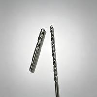 CUFFNOD Foret en carbure non revêtu à 2 cannelures, pointe fendue, droite, pour aluminium, norme DIN, haute fluidité de perçage pour l'usinage