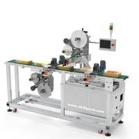 Étiqueteuse Électrique Automatique SKILT pour Sacs et Boîtes – Étiqueteuse Double Face Haut & Bas, Applicateur d'Étiquettes Adhésives, Pompe à Moteur Portable