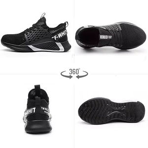 أحذية سلامة بمقدمة فولاذية للرجال والنساء، خفيفة الوزن وقابلة للتنفس مع نعل مضاد للانزلاق ومقاوم للثقب، أحذية رياضية للعمل الصناعي والإنشائي - Product Image 6