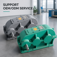 Nouveau réducteur à engrenages cylindriques à deux étages robuste YUNYANG JZQ400 ZQ500 avec divers modes d'assemblage pour pont roulant