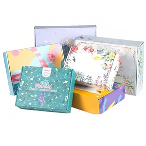 Tùy chỉnh in ấn cao cấp máy bay hộp với miếng bọt biển lót có thể gập lại carton mỹ phẩm & phụ kiện điện tử hộp bưu phẩm - Product Image 1