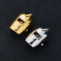 Collier en acier inoxydable pour soudeurs, style européen et américain, pendentif hip-hop transfrontalier, accessoire de mode urbaine
