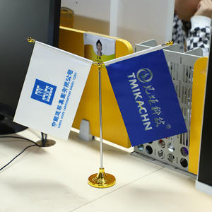 Drapeaux de table personnalisés de haute qualité, imprimés numériquement, avec support métallique, techniques d'impression graphique - Product Image 6
