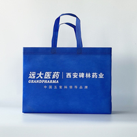 Vente en gros personnalisé personnalisé non tissé Ecobag Shopper Tnt Sac d'épicerie en gros sac à provisions réutilisable avec logo