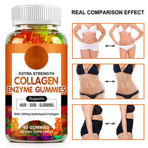 Bonbons Gélifiés Oursons Bio Personnalisés OEM/ODM (60 unités) – Vitamines pour Adultes, Soutien Immunitaire, Enzymes, Collagène, Éclaircissement de la Peau - Product Image 3