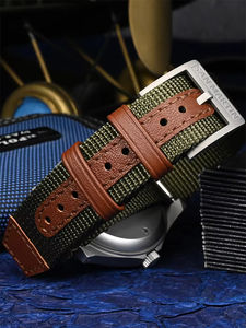 ساعة San Martin SN0137 <span class=keywords><strong>Pilot</strong></span> 38 42 NH35 ساعة معصم ميكانيكية أوتوماتيكية عتيقة حالة منفوشة ضد الماء - Product Image 5