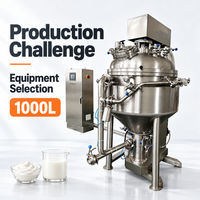 Imberson 1000L Homogénéisateur Industriel Sous Vide pour Aliments, Machine à Cisaillement Élevé