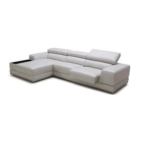 โซฟาหนังสีขาวสไตล์มินิมอลลิสต์เฟอร์นิเจอร์ห้องนั่งเล่นขนาดเล็กแบบรอยัลนางสนมเข้ามุมลงโซฟา - Product Image 3