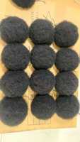 Queue de cheval afro bouclée courte en cheveux humains vierges brésiliens, toutes couleurs, avec cordon de serrage, extensions de chignon afro, vente en gros