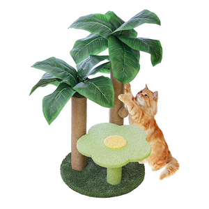 Produsen kustom pohon kucing asli Modern penjualan terbaik grosir Sisal kucing menggaruk Post Scraper Platform untuk kucing kecil - Product Image 1