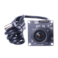 Módulo de Cámara Industrial USB UVC Mini con Lente CMOS de 1/2.7\", Sensor de 1.8mm, Gran Angular de 160°, 1080P F22, Montaje M12, para Videoconferencias