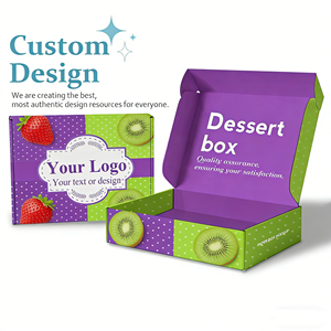 <span class=keywords><strong>กล่อง</strong></span>ขนมพิมพ์ลายตามสั่ง <span class=keywords><strong>กล่อง</strong></span>ขนมหวานลูกฟูกพร้อมโลโก้ ดีไซน์หลากสี <span class=keywords><strong>กล่อง</strong></span>เค้กกระดาษลูกฟูกแบบเป็นมิตรกับสิ่งแวดล้อม - Product Image 6