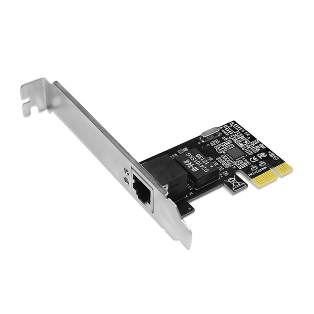 Bajeal Gigabit Ethernet PCI-E Network Controller Card 2.5Gbps RJ45 LAN Adapter Stock Used Desktop PC Windows/Linux 12 Months