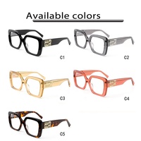 Montures de lunettes haut de gamme vintage en acétate, faites à la main, optiques Mazzucchelli, classiques, motif marbre diamant, écologiques, avec étui complet