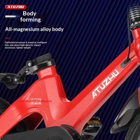 Vélo pour enfants personnalisé, garçons et filles de 3 à 6 ans, cadre en alliage de magnésium, cadre en acier allié, freins à double disque, cadre Softail