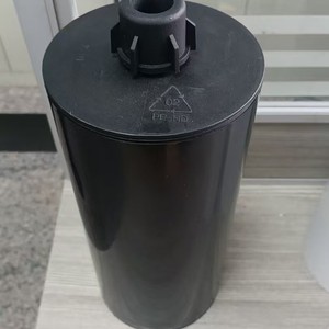 2.6L Black Plastic Storage Bucket Round Standing Type Chemical Drum Food <b>Container</b> 128mm Diameter 100% Pure Material - Product Image 2