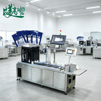 Machine de marquage laser UV automatique avec imprimante intégrée et générateur OCR pour le marquage laser des sacs alimentaires et la détection des défauts