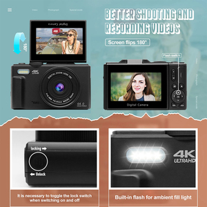 Cámara <span class=keywords><strong>de</strong></span> <span class=keywords><strong>Fotos</strong></span> Profesional <span class=keywords><strong>de</strong></span> Buena Calidad, Cámara <span class=keywords><strong>de</strong></span> Video HD Profesional 4K con Visión Nocturna, Cámara Digital Compacta <span class=keywords><strong>de</strong></span> 50MP - Product Image 6