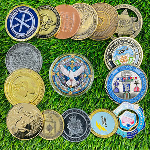 เหรียญที่ระลึกแบบกำหนดเอง ชุบทอง เงิน ทองเหลือง ทำจากโลหะผสมสังกะสี ปั๊มขึ้นรูป 3 มิติ เหรียญโลหะสะสมแบบกำหนดเอง - Product Image 1