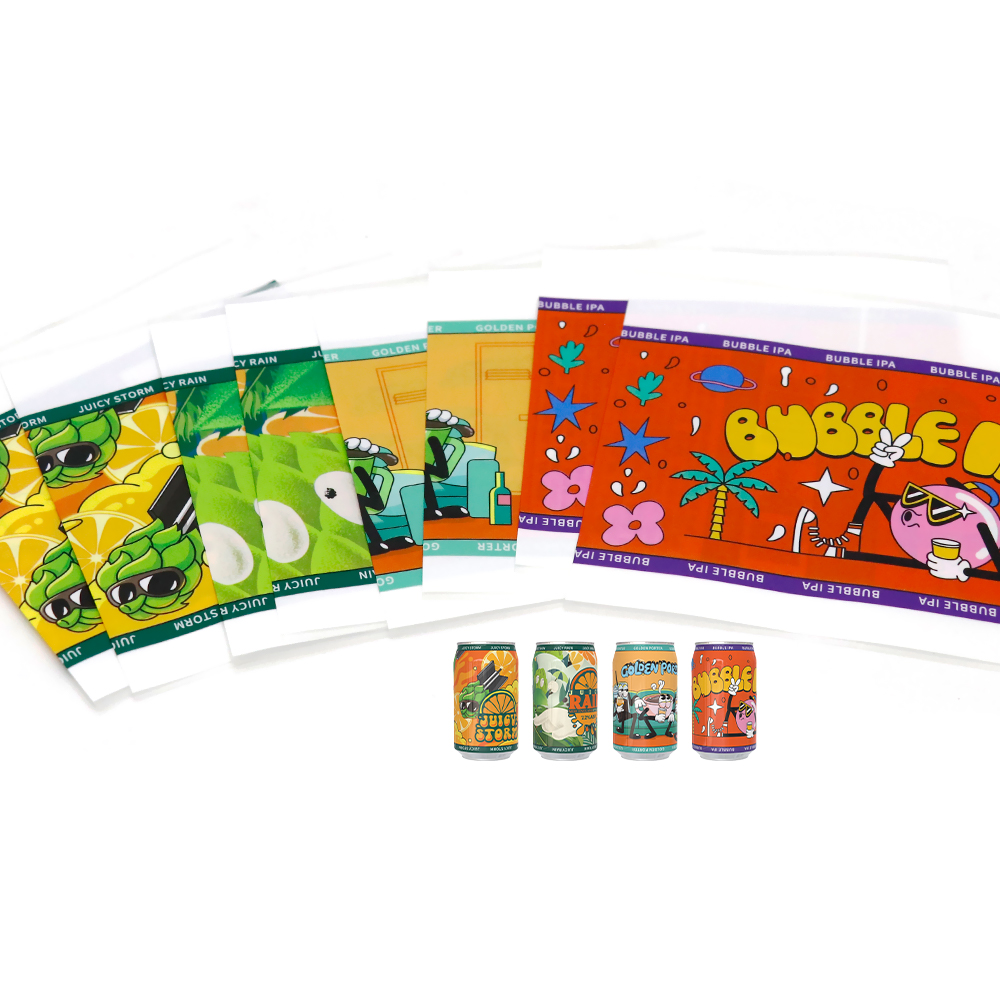 High Quality Packaging Label Price Shrink Wrap Bottle Labels With Unique Design