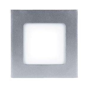 Downlight LED 06W, 450lm, Cuadrado, 3000K, Cromado Mate - Iluminación Eficiente para Espacios Interiores y Ambientes Acogedores. - Product Image 1