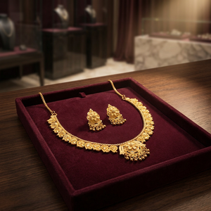 Wholesale Fashion Jewelry 14K 18K 24K Gold Plated Forming Necklaces Floral Design Jewelry Traditional Brass Gold Filled Jewelry - Product Image 4