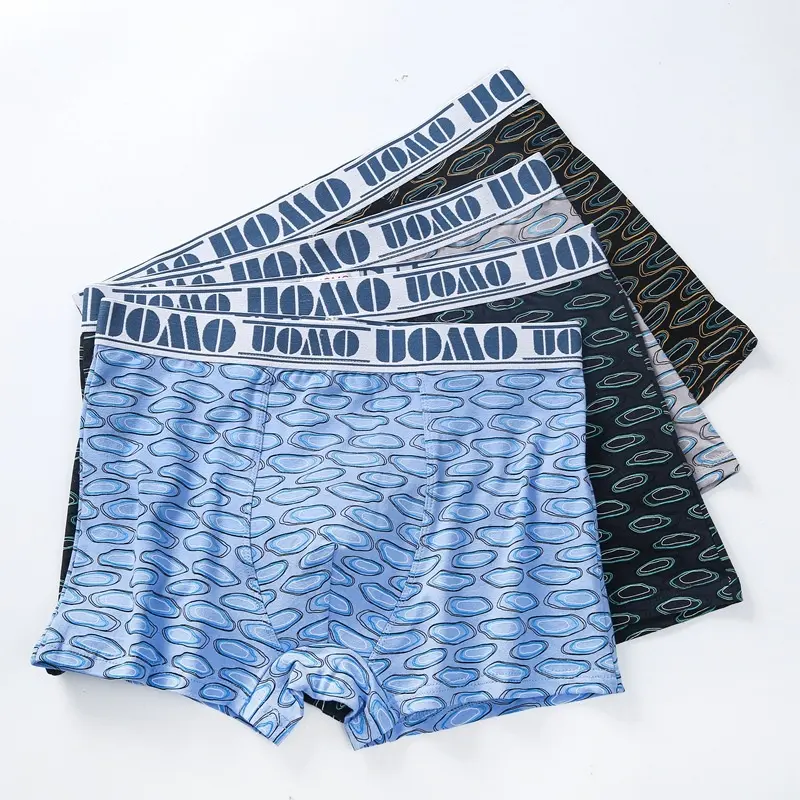 Underwear Factory Customized Logo Brand Mens Boxer Shorts Briefs Custom Boxers For Men