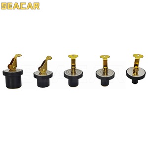 Seacar Brass Rubber Drain <b>Plug</b> Stainless Steel Marine Boat Car Water Seal Cap <b>Replacement</b> Repair Parts - Product Image 1