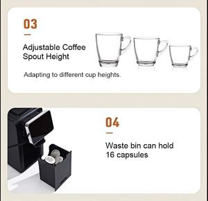 Máquina de café exprés 4 en 1 de 19 barras de fácil limpieza para uso doméstico - Product Image 6