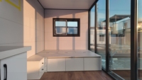 Nouvelle Tendance 2026 : Maison Mobile Préfabriquée Compacte sur Roues, Idéale pour Bungalow/Airbnb/Hôtel/Maison de Vacances