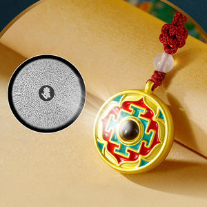 สร้อยคอมนต์เสน่ห์นำโชคดีไซน์ใหม่ปรับแต่งได้ตามต้องการ - Product Image 3