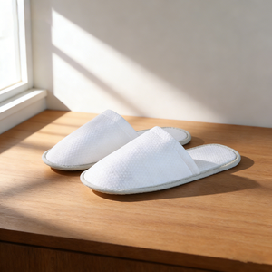 Chaussons d'hôtel jetables <span class=keywords><strong>éco</strong></span>logiques de haute qualité, motif perle 0.3, talon 0.6, recyclables et respirants, personnalisation possible - Product Image 5