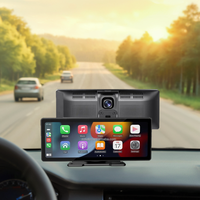 10.26 pouces 4G Dashcam intégré AI Carplay Android Auto Siri/Google Assistant lecteur multimédia GPS DVR pour aide inverse ADAS