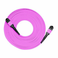 Cordon de raccordement à fibre optique MPO-MPO 8 cœurs de haute qualité OM4 ligne de fibre optique personnalisée 1M 2M 10M 20M