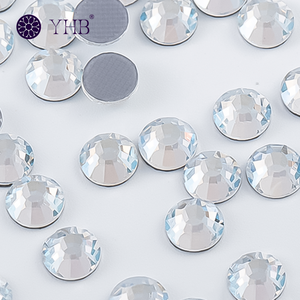 YHB 美甲水晶热熔水钻，用于DIY指甲装饰，SS0-SS48，定制颜色，批发商，散装水钻 - Product Image 2