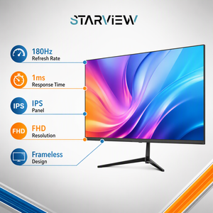 Moniteur de jeu 180 Hz 1 ms 27 pouces, dalle IPS, FHD 1920x1080, design sans cadre, moniteur PC professionnel pour l'e-sport - Product Image 2