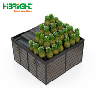 Étagères de supermarché personnalisées Highbright, présentoirs pour légumes frais, table de promotion