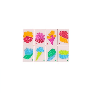 Juego de Mahjong Americano Serie Florida, con un Sensación de Sol, 160 Fichas Acrílicas de Una Sola Capa, Fichas de Mahjong de Lujo - Product Image 5