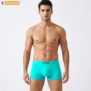 Calzoncillos Boxer de Cintura Media Ecológicos para Hombre, Cómodos, de Spandex/Algodón, de Alta Calidad, Tejidos, con Cintura Personalizada, Última Moda - Product Image 4