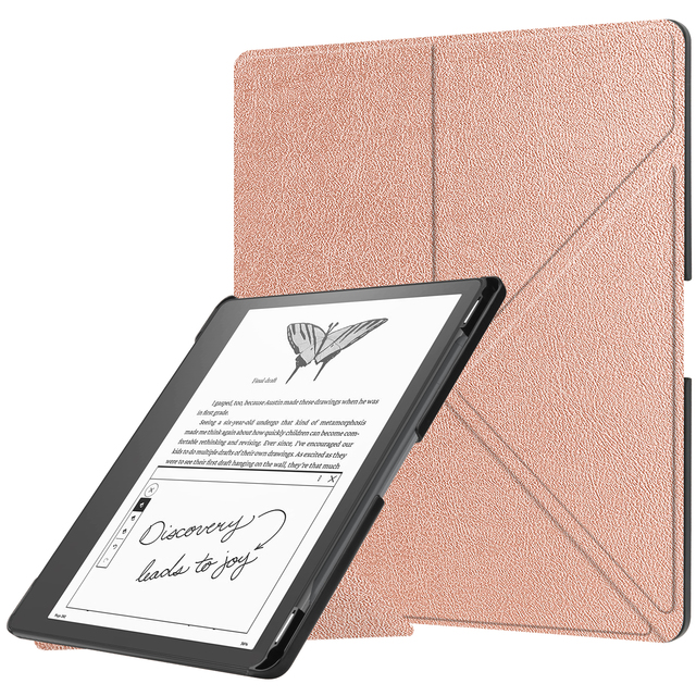 E-book Smart Cover with Auto Sleep Wake PU Leather Folding Smart Case for Kindle Scribe 10.2inch 2022 2024