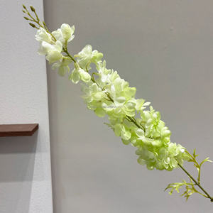 Fleurs artificielles en soie vert sauge, rose, pivoine et <span class=keywords><strong>orchidée</strong></span> pour mariage en gros, fleurs artificielles en soie vert forêt pour bouquet et arrangement floral - Product Image 6