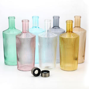 Bouteilles en verre pulvérisatrices <span class=keywords><strong>de</strong></span> 500 ml, 750 ml, 1000 ml, couleur et forme personnalisées pour spiritueux, vin, whisky, vodka, brandy, <span class=keywords><strong>tequila</strong></span> – Bouteilles vides en verre silex - Product Image 5