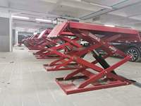 PULI 3ton/3000kg/6600lbs küçük düşük profilli Platform zemin makaslı kaldırma araç lifti araba asansör PL-B30/PL-B30Y