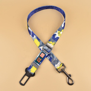 MIDEPET Hochwertige Modische Klassische Autosicherheitsgurt-Leine für Katzen und Hunde Weich Langlebig Anpassbares Logo Niedlicher Blumendruck Polyester - Product Image 3