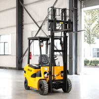 Chariot élévateur électrique à batterie 3 tonnes 3,5 tonnes 5 tonnes avec pneus pleins, écoénergétique, pour les tâches de chargement et de déchargement en atelier