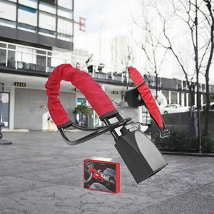 Il dispositivo <span class=keywords><strong>antifurto</strong></span> con 3 chiavi per auto in acciaio giallo include il blocco della cintura di sicurezza per camion SUVs Vans RVs accessori - Product Image 3