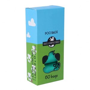 <b>Compostable</b> Degradable Eco-Friendly Doggy Poop <b>Bags</b> with Plastic Material Dog Poo Package Excrement Poop <b>Bags</b> - Product Image 2
