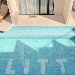 Dji Vitagres chine — carrelage de piscine 3d, nouveau mélange de couleurs, en verre de cristal, carrelage en céramique, mur, mosaïque, usine